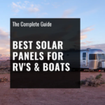 Best portable solar panels for RV 2024