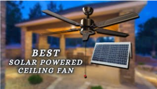 Best Solar powered ceiling fan