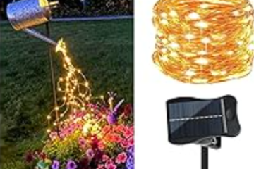 Illuminate Your Garden with Solar Waterfall Lights A Sustainable and Beautiful Addition to Any Outdoor Space