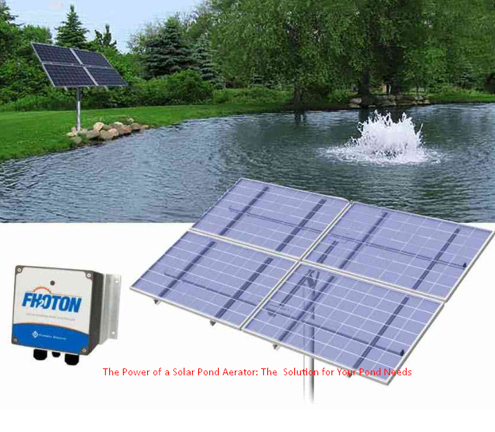 The Power of a Solar Pond Aerator: The Solution for Your Pond Needs