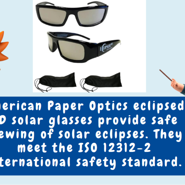 American Paper Optics Eclipser HD Solar Glasses: Ultimate Solar Eclipse Viewing