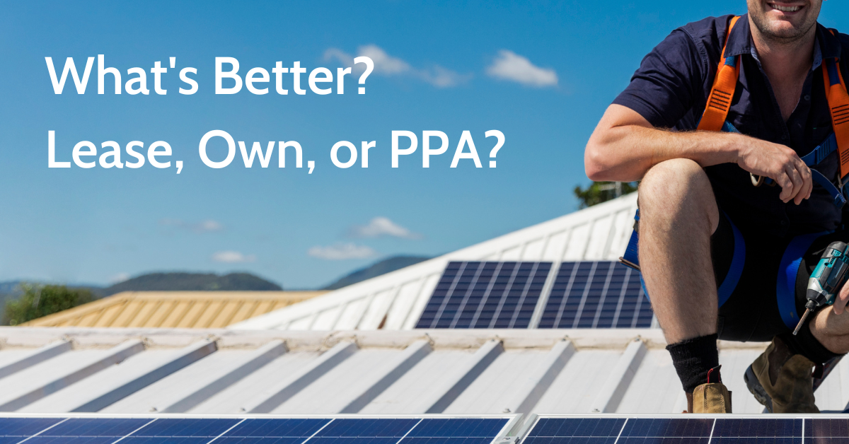 Is it better to buy or lease solar panels?