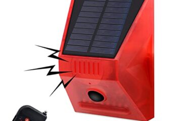 Solar Motion Sensor Alarm With Remote